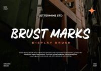 Brust Marks Font - Featured Image