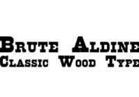Brute Aldine Font - Featured Image