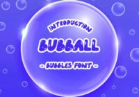 Bubball Font - Featured Image