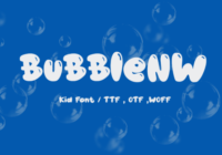 BubbleNW Font - Featured Image