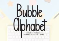 Bubble Alphabet Font - Featured Image