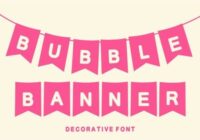 Bubble Banner Font - Featured Image