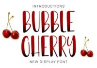 Bubble Cherry Font - Featured Image