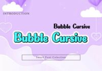Bubble Cursive Font - Featured Image