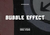 Bubble Effect Font - Featured Image