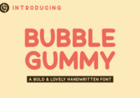 Bubble Gummy Font - Featured Image