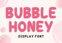 Bubble Honey Font - Featured Image