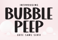 Bubble Peep Font - Featured Image
