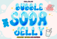 Bubble Soda Jelly Font - Featured Image