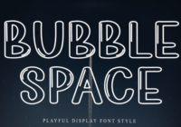 Bubble Space Font - Featured Image