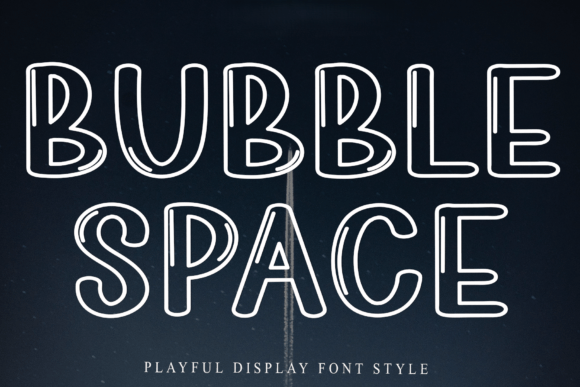 Bubble Space Font - Featured Image