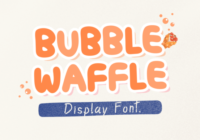 Bubble Waffle Font - Featured Image
