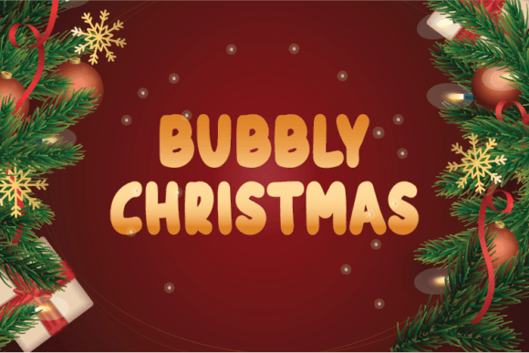 Bubbly Christmas Font - Featured Image