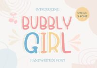 Bubbly Girl Font - Featured Image