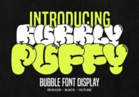 Bubbly Puffy Font - Featured Image