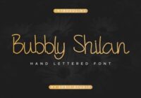 Bubbly Shilan Font - Featured Image