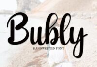 Bubly Font - Featured Image