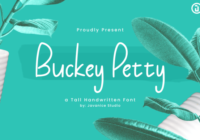 Buckey Petty Font - Featured Image