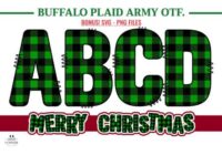 Buffalo Plaid Font - Featured Image
