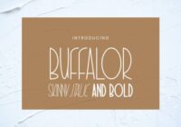 Buffalor Font - Featured Image
