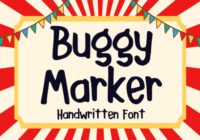 Buggy Marker Font - Featured Image