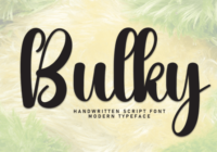 Bulky Font - Featured Image