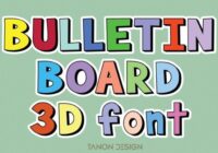 Bulletin Board Font - Featured Image