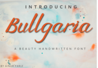 Bullgaria Font - Featured Image