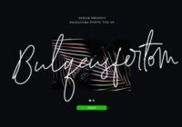 Bulqeusfertom Font - Featured Image