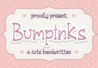 Bumpinks Font - Featured Image