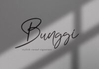 Bunggi Signature Font - Featured Image