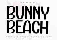 Bunny Beach Font - Featured Image