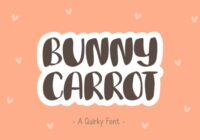 Bunny Carrot Font - Featured Image