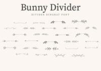 Bunny Divider Font - Featured Image