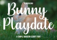 Bunny Playdate Font - Featured Image