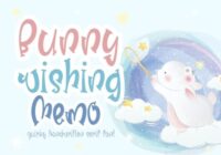 Bunny Wishing Memo Font - Featured Image