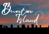 Bunton Island Font - Featured Image
