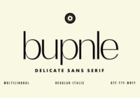 Bupnle Font - Featured Image