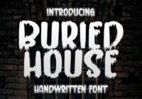 Buried House Font - Featured Image