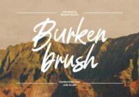 Burken Brush Font - Featured Image