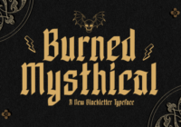 Burned Mysthical Font - Featured Image