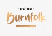 Burnfolk Font - Featured Image