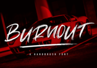 Burnout Font - Featured Image