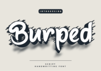 Burped Font - Featured Image