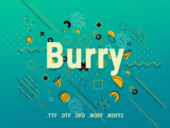 Burry Font - Featured Image