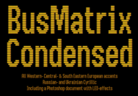 Bus Matrix Font - Featured Image