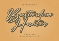 Busterdam Hunter Font - Featured Image