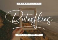 Buterflies Font - Featured Image