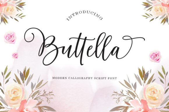 Buttella Script Font - Featured Image