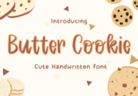 Butter Cookie Font - Featured Image